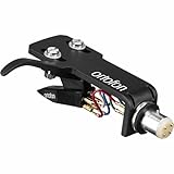 Ortofon OM Pro S Turntable Cartridge - Premounted on SH-4 Black Headshell (Twin Set)
