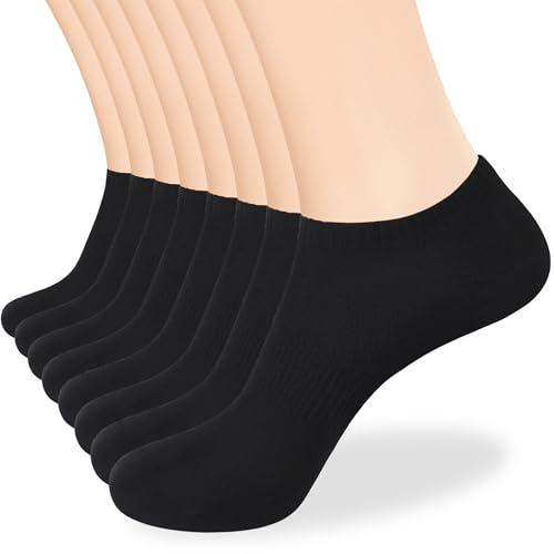Image of inhees 8 /12Pairs Ankle Socks Women's and Men Thin Athletic Running Cotton Low Cut No Show Socks