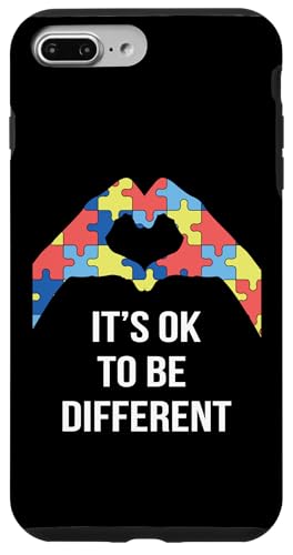 È Ok To Be Different Autism Awareness Month Accettazione design con i pezzi di puzzle autismo è ottimo per padri madri di un bambino autistico speciale e aumentare la consapevolezza all'autismo