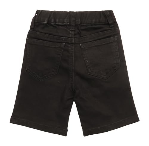 Pantalones cortos de mezclilla para niños y niñas con cintura elástica KIDSCOOL SPACE 2