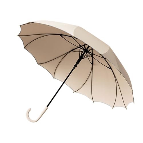Guaber Paraguas con ribete reflectante de tela impermeable y apertura automática que mejora la noche para días de rainging