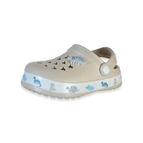 First Steps Baby Boys’ Dinosaur Clogs