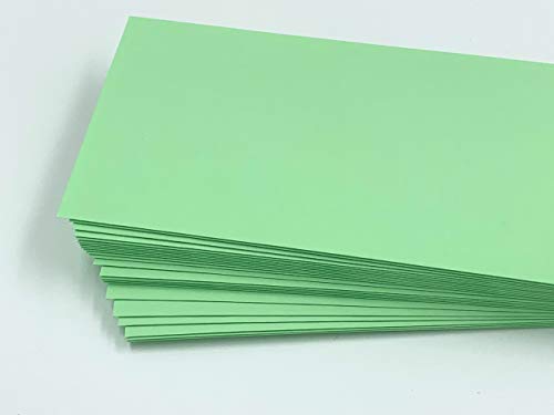 100 Enveloppes, vert clair, vert menthe, 220 x 110 mm, avec patte auto-ahésive Cover