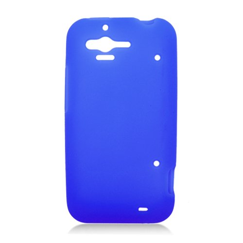 Eagle Cell SCHTCBLISSS02 Barely There Slim and Soft Skin Case for HTC Rhyme/Bliss - Retail Packaging - Blue