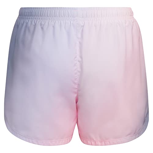 adidas Girls' Elastic Waistband Ombré Shorts3