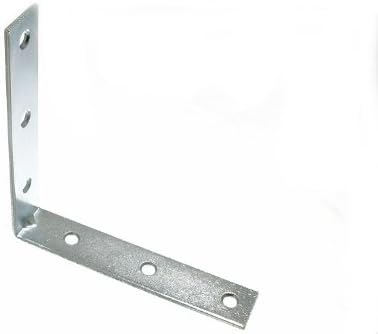 One Stop DIY 48 x CORNER BRACE/BRACKET BZP STEEL 125MM (5 inch) NEW