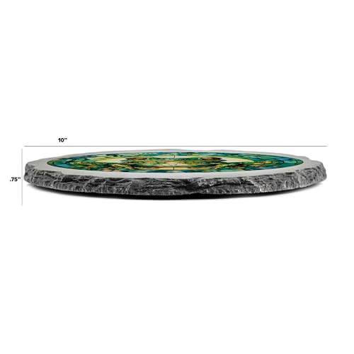 Piedra de jardín de sapo verde para decorar senderos y terrazas exteriores 2