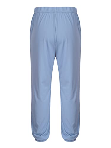 Mufeng Kids Boys Girls Smooth Breathable Elastic Waistband Harem Pants Fashion High Waist Sport Pants Sweatpants2