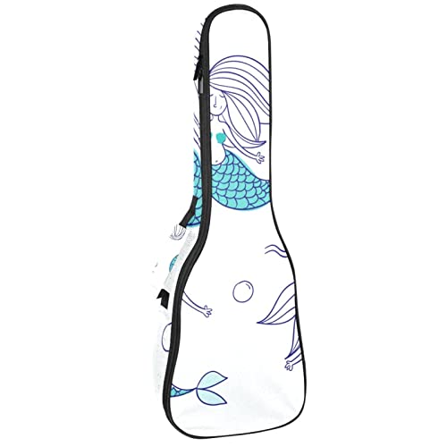 Housse pour ukulélé sous-marine avec rembourrage en éponge de 10 mm d’épaisseur 53,3 cm avec sangles réglables pour… - Les Beatles, Paul McCartney, John Lennon, RIngo Starr, George Harrison Housse pour ukulélé sous-marine avec rembourrage en éponge de 10 mm d'épaisseur 53,3 cm avec sangles réglables pour…