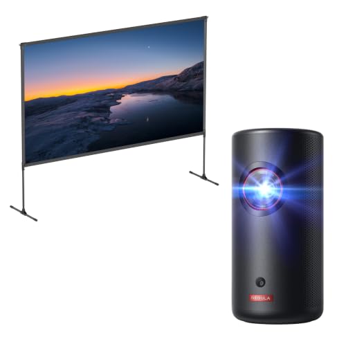 soundcore nebula capsule 3 laser with 100' Screen