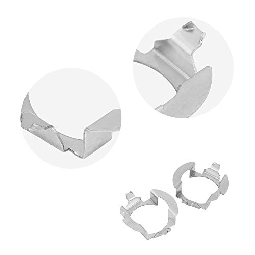Image of Keenso 1 Pair H7 Bulb Holder Adapter, H7 LED Headlight Adapter Bulb Base Holder Socket Retainer for Benz B Class Touareg Opel Molded Products