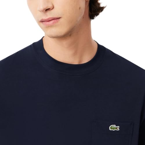 Image of Lacoste Men's Cotton T-shirt with Breast Pocket