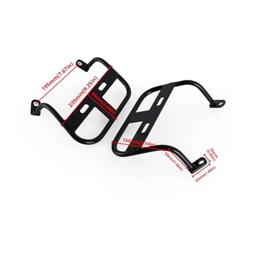 Sacoches sacoche latéral porte-bagages Rebel CMX 500 support de valise moto 17-23