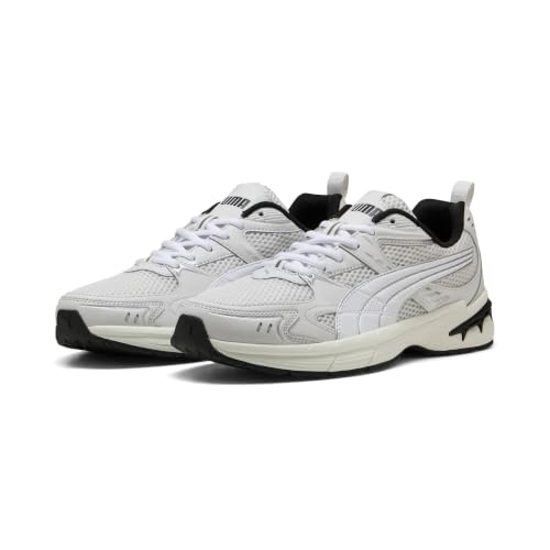 PUMA Unisex-Sneaker MILENIO TECH 2000, Federgrau/Weiß/Silber, Größe 38, Federgrau PUMA Weiß PUMA Silber, 38.5 EU – Ansicht 6