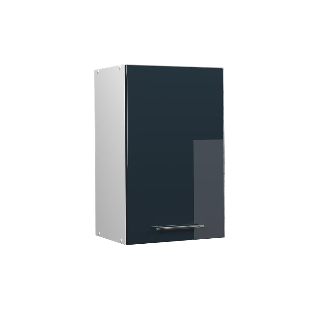 Vicco Wall cabinet Fame-Line, Dark blue high gloss, 45 cm