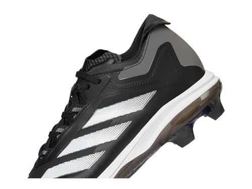 Adidas Boys Adizero Impact Baseball, Black/White/Team Grey, 2 - image 6