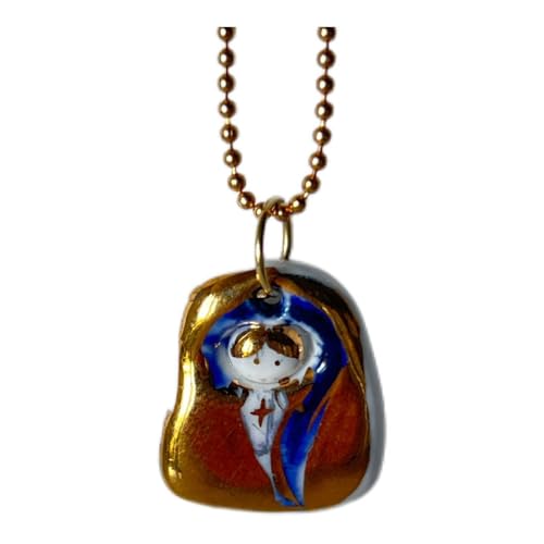 Médaille première communion porcelaine : cadeau idéal de parrain