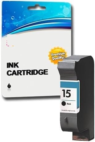 ELS CONSUMIBLES Compatible HP 15 Cartucho de Tinta para HP Copier 310 Deskjet 3810 3820 815c 920c 940c 948c Officejet 5105 5110 V30 V40 V40xi V45 PSC 700 720 750 760 900 950 - Negro, Alta Capacidad