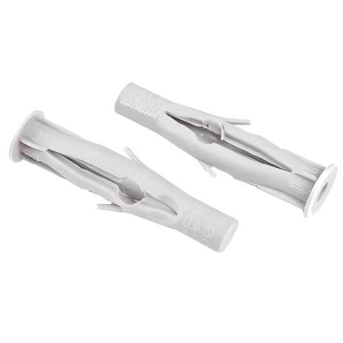 100 Buchas Plástica U-FU S-06 Para Tijolo 06 Mm Branca