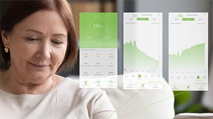 Miniatura 4 de Báscula inteligente para peso corporal y porcentaje de grasa  Monitorea músculos, composición corporal y análisis de salud  Báscula digital de baño