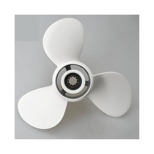 Hélice Hors-Bord 9,7,8 x 13 pour moteur de bateau marin 20-30 CV 3 pales white