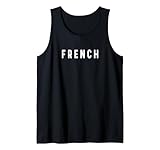 French - Paris Marseille Lyon Toulouse Nice Montpellier Tank Top