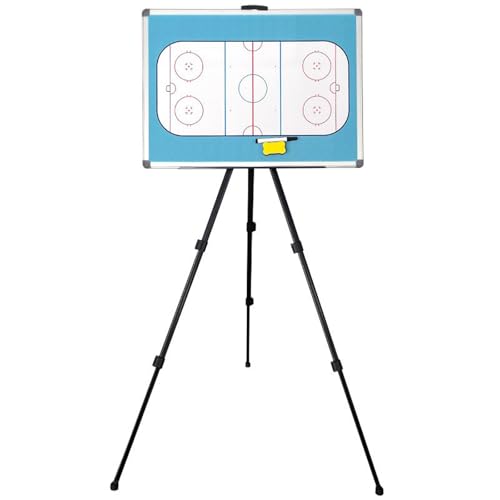 Tableau d'entraînement de hockey pliable incluant sac et trépied
