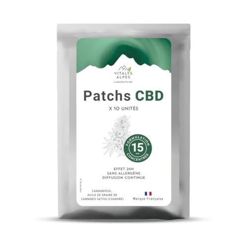 VITALYS ALPES - Patchs CBD - Patch Pour Application Locale & Ciblée...