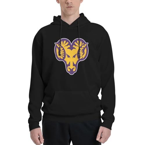 West Chester Golden Rams University Men'S Fleece Hoodie Sweatshirt Winter Casual Pullover With Pockets Hoodies