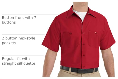 Image of Red Kap Men's Performance Tech 2 Piece Lined Collar Shirt