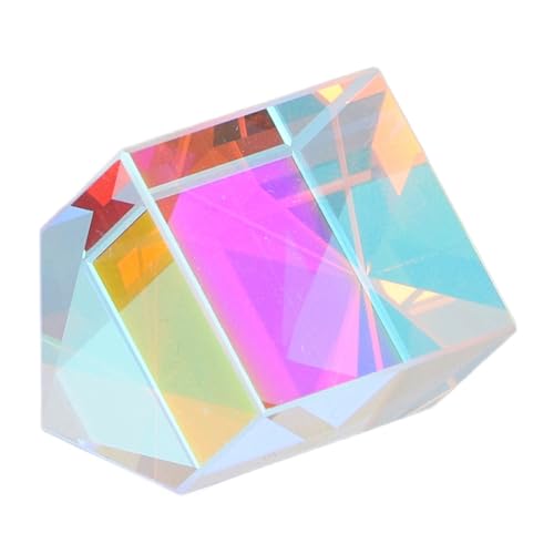 RGB Prism Cabin Shape Optical Glass for Photography, Art Decor with K9 Glass Material, 50mm