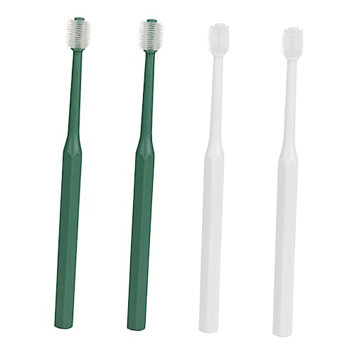 Toddmomy 4Piezas Cepillo para Mascotas de Portátiles Cepillo Oral para Perros Material Tpe y Cómodo Ergonómico para Limpieza Efectiva