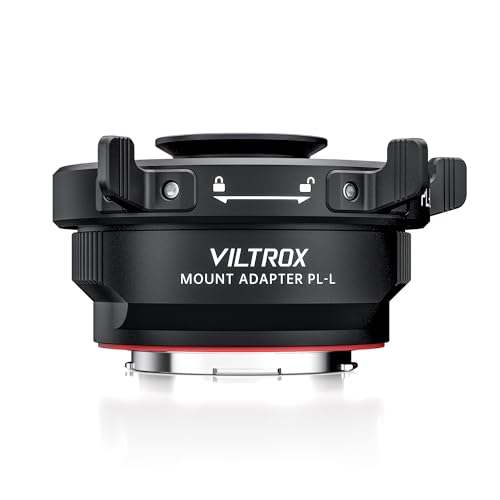 Adaptador VILTROX PL a L para grabar cine profesional con cámaras Panasonic S1H y Leica SL2