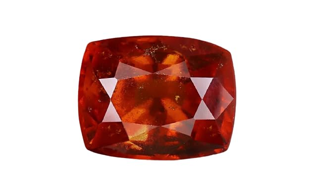Pierre précieuse hessonite 12 carats grenat naturel pour la méditation