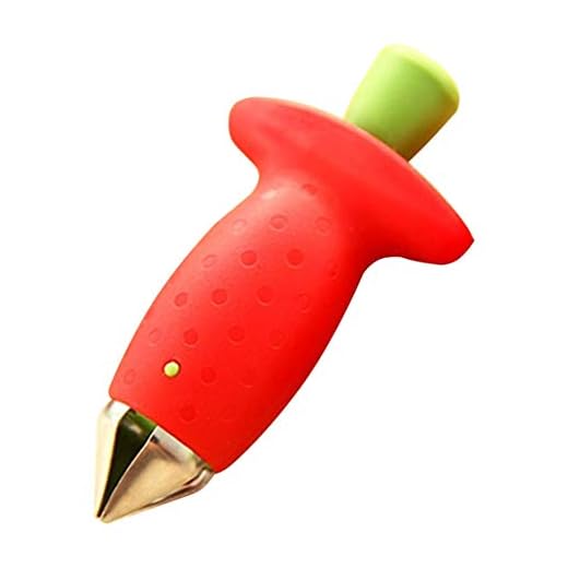 Dynamovolition jordgubbshullar frukt ta bort stjälkar enhet klämma frukt och grönsaker blad kalk separator för prylar köksredskap