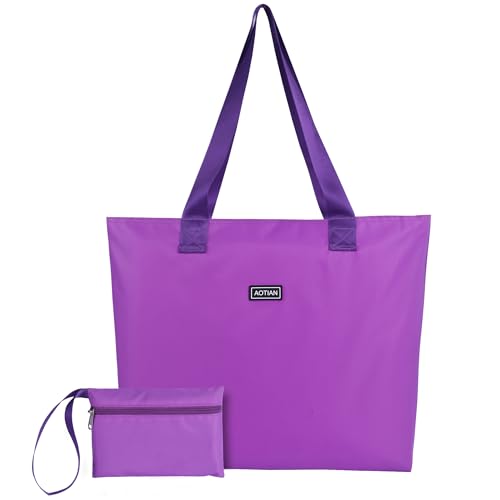 AOTIAN Borsa della Spesa Riutilizzabile Portatile Leggero Borse a Mano