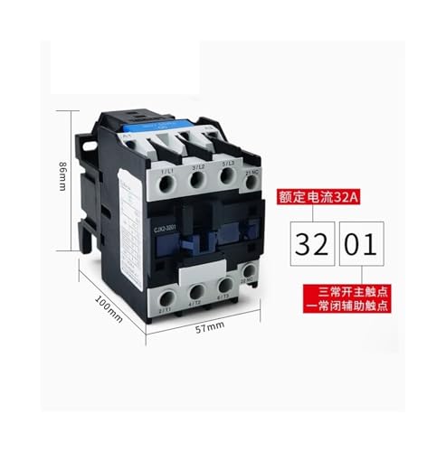 Contacteur triphasé CA 36V CJX2-3201 32A pour circuit électrique - 3