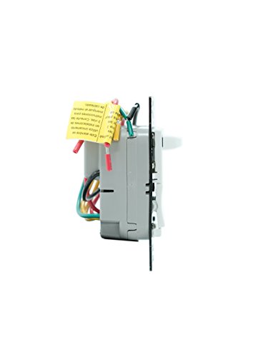 Legrand - Pass & Seymour Dimmer Light Switch With Fan Speed Control Switch, White Single Pole Dimmer Switch, Lscldc163Pwccv4, 1 Count #TOP1