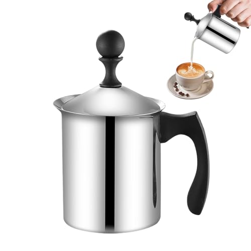 Generic Edelstahl Handmilchaufschäumer mit Pumpe