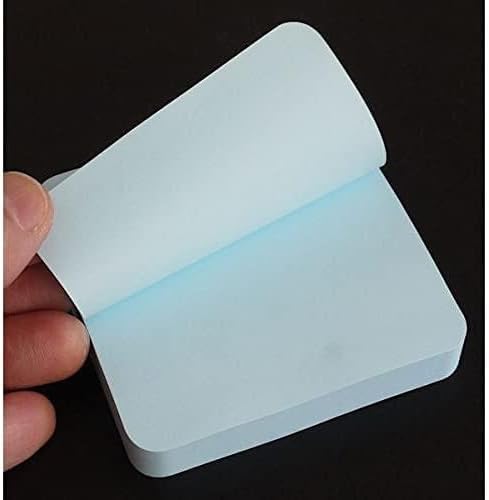 ふせん 全面のりタイプ 角丸 パステル 7.5×7.5cm 120枚入 (ブルー(水色))