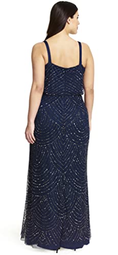 Image of Adrianna Papell Women's Long Blouson Dress