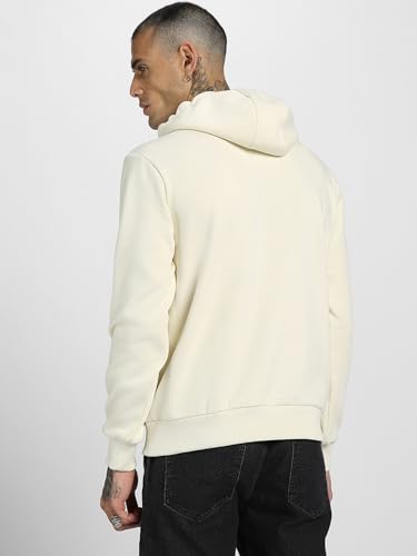 Image of Veirdo 280 GSM Cotton Fleece | Hooded Neck Full Sleeve | Regular Fit Sweatshirt | Solid Hoodie for Men | Sizes: S to 3XL