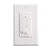 Kichler 6-Speed Ceiling Fan Wall Control System in White Finish, 370036WHTR