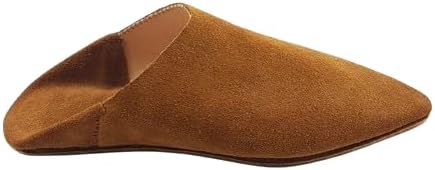 ArtOuarzazate Clay Babouche Moroccan Women's Leather Slippers - Design Handmade Leather