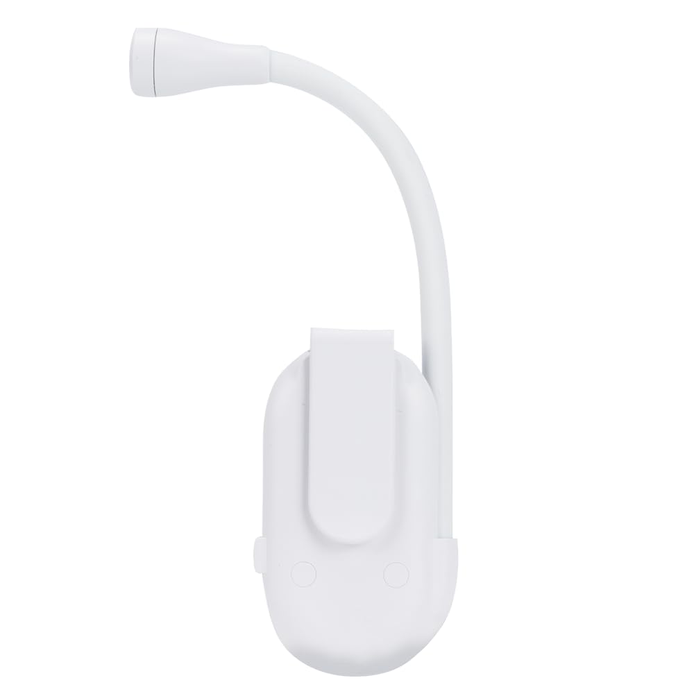 Caldarax Lampe De Lecture, Liseuse Lampe Clip USB Rechargeable, 3 Modes Protection Des Yeux(Blanc/Froid/Mixte), Gradation Progressive, 360°Cou Flexible, Portable, Pour Veilleuse Lire Au Lit(Noir