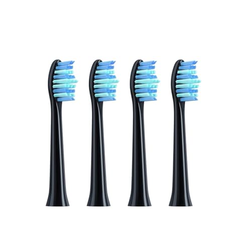 �X�}�[�g�u���V�w�b�h�AHUAWEI�ƌ݊�������ALibod�̌����p�A�d�����u���V(4pcs(Black))