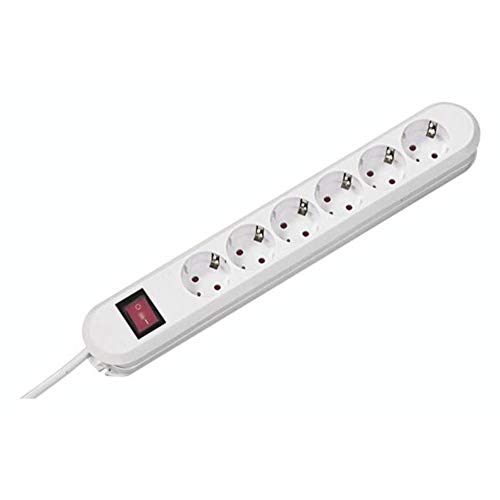 Preisvergleich Produktbild Bachmann Steckdosenleiste Schutzkontakt Smart, 381246K, Weiß