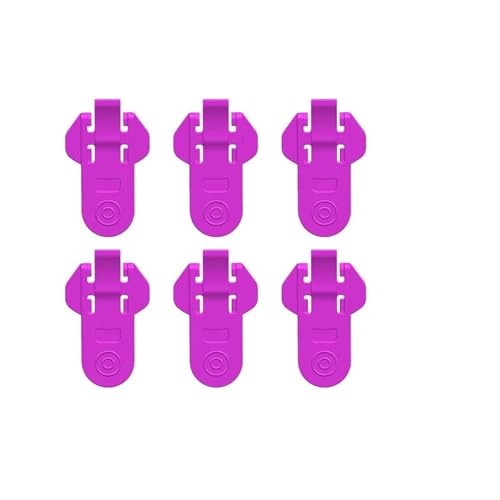 シンプルなポータブルボトルオープナー - 飲み物、キッチン用品、キャンプ用品用の簡単な缶切り(Purple,6PCS)