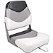 Leader Accessories Premium High back Seat White/Gray/Charcoal