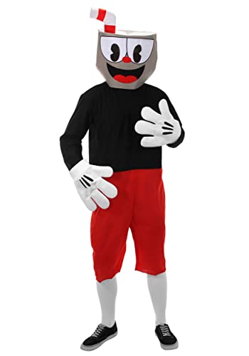 Panoplie Cuphead elope tenue de cosplay gamer adulte taille XL